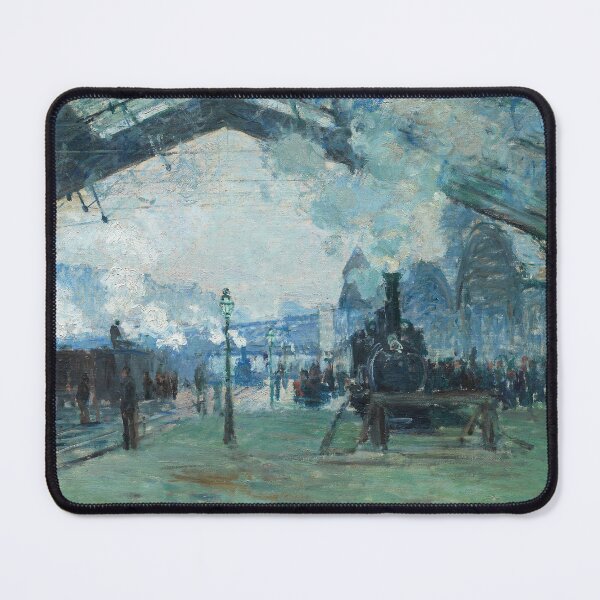 Item preview, Arrival of the Normandy Train, Gare Saint-Lazare by Claude Monet designed and sold by IlotheDesigner.