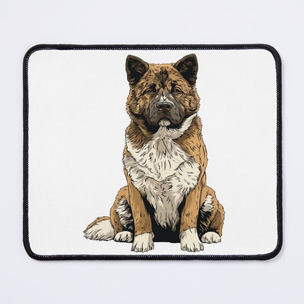 Item preview, Brindle Akita Dog Illustration designed and sold by whyitsme.