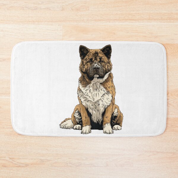 Item preview, Brindle Akita Dog Illustration designed and sold by whyitsme.