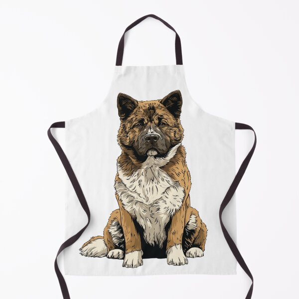 Item preview, Brindle Akita Dog Illustration designed and sold by whyitsme.