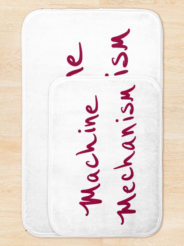 Thumbnail 5 of 6, Bath Mat, Machine Mechanism designed and sold by abeink.