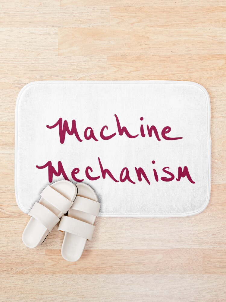 Thumbnail 1 of 6, Bath Mat, Machine Mechanism designed and sold by abeink.
