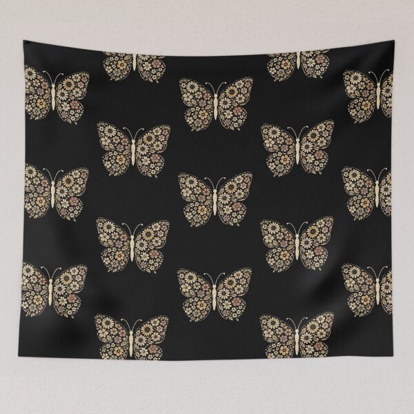Item preview, Whimsical Vintage Floral Butterfly designed and sold by SOUFIANE1991.