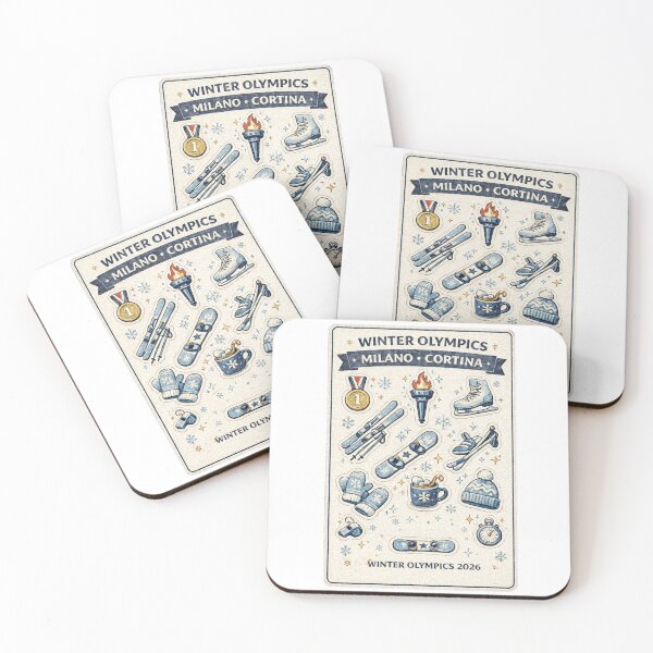 Item preview, WINTER OLYMPICS STICKER SHEET designed and sold by Capy's Creations | Pop culture & Nostalgia.