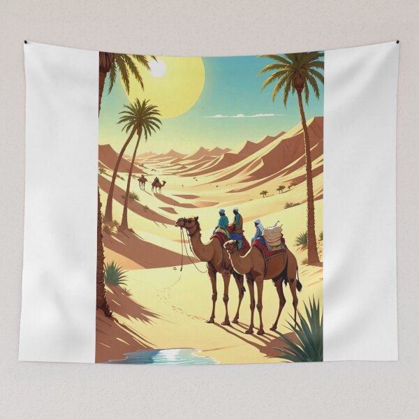 Aperçu de l'œuvre Camel caravan art créée et vendue par lhawatt.
