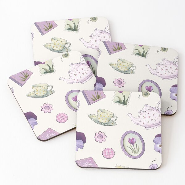Item preview, Cottagecore Spring Pattern 1 - cream designed and sold by Ellen Wilberg.