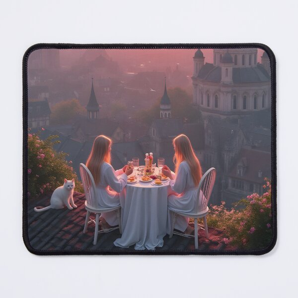 Item preview, Breakfast in the clouds: A pearly morning in the arms of heavenly purity designed and sold by KunstGeist.