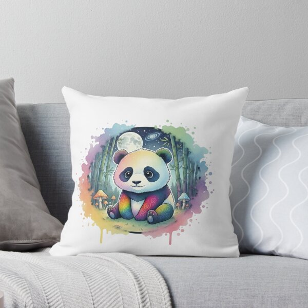Item preview, Cute Panda Moon - Cute Spirit Moon Art designed and sold by Magic  House.