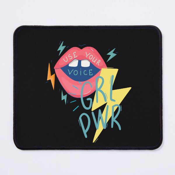 Item preview, Use Your Voice – GRL PWR, Ilustración Feminista de Empoderamiento Femenino designed and sold by Bemdeco.