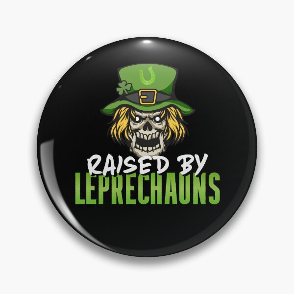 Item preview, Irish Raised By Leprechauns Skull Gift Shirt designed and sold by Betsytiptoe.