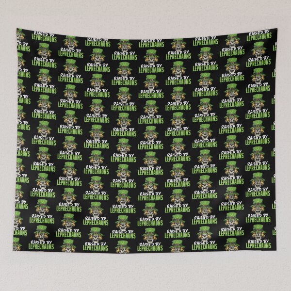 Item preview, Irish Raised By Leprechauns Skull Gift Shirt designed and sold by Betsytiptoe.