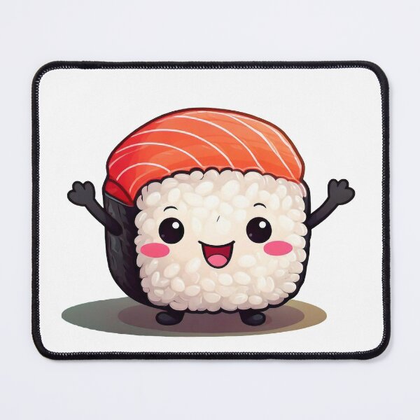 Item preview, Happy Expression Sushi Character designed and sold by Black Ink Visions.