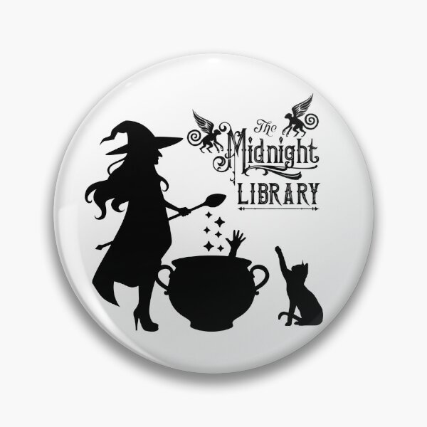 Item preview, NEW MIDNIGHT LIBRARY ALT LOGO! designed and sold by The Midnight Market.