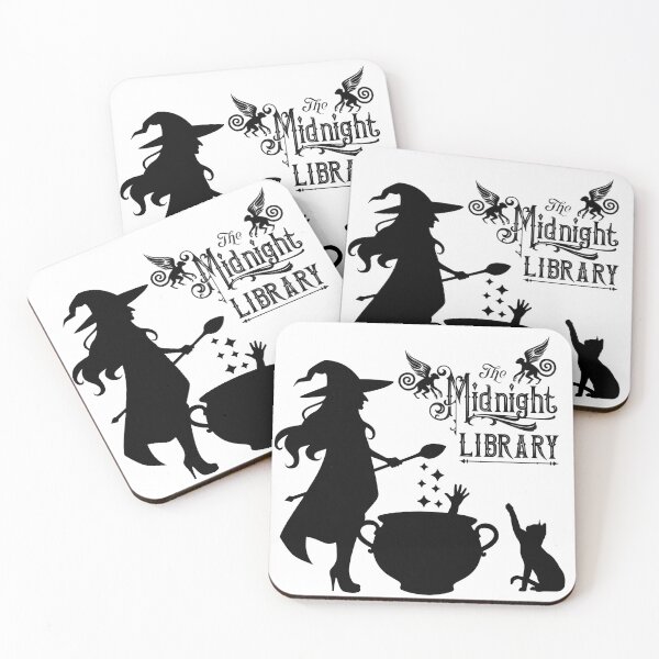 Item preview, NEW MIDNIGHT LIBRARY ALT LOGO! designed and sold by The Midnight Market.