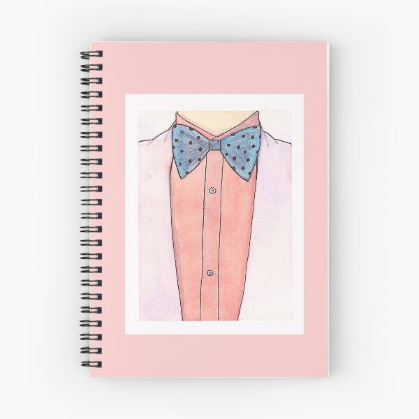 Item preview, bow tie in mixed technique watercolor and digital designed and sold by Pyracanthaaa.