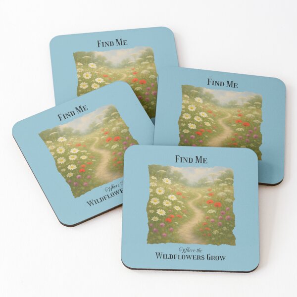Item preview, Find Me Where Wildflowers Grow Peaceful Cottagecore Aesthetic  designed and sold by Sachie's Studio.