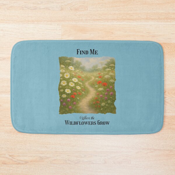 Item preview, Find Me Where Wildflowers Grow Peaceful Cottagecore Aesthetic  designed and sold by Sachie's Studio.