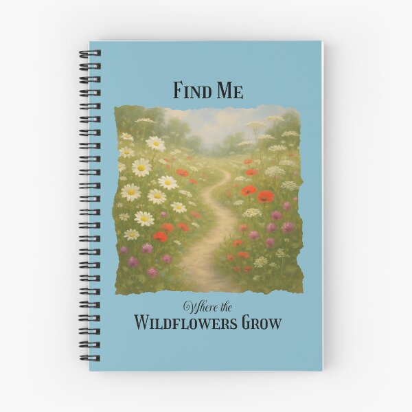 Item preview, Find Me Where Wildflowers Grow Peaceful Cottagecore Aesthetic  designed and sold by Sachie's Studio.