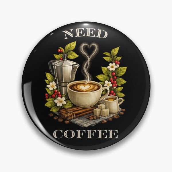 Item preview, Blackboard Café Series - Need Coffee designed and sold by BerryNiceCups.