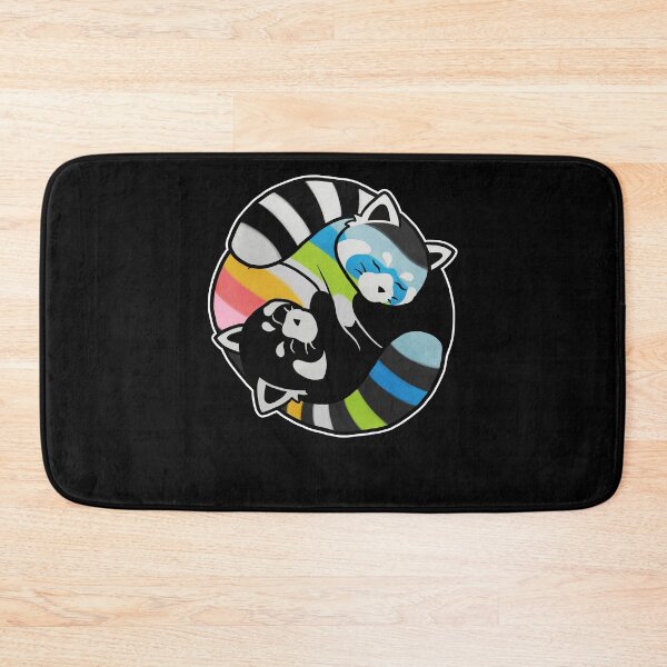 Item preview, Queer Red Panda Yin Yang LGBT Pride Flag designed and sold by Clara Hollins.