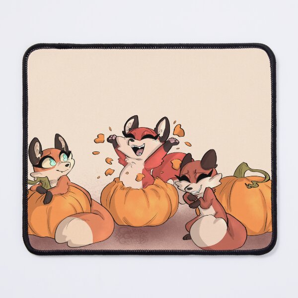 Item preview, Cute Autumn Foxes designed and sold by GummyGoatGalaxy.