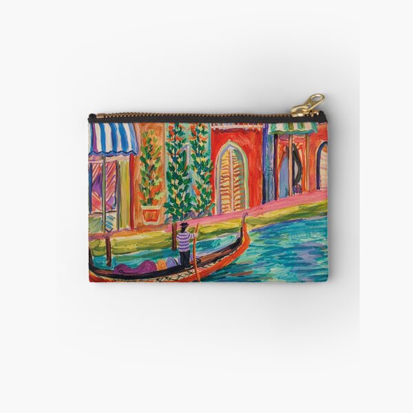 Item preview, Canal veneciano vibrante | Góndola colorida | Viajes por Italia designed and sold by FortuneAndFrame.