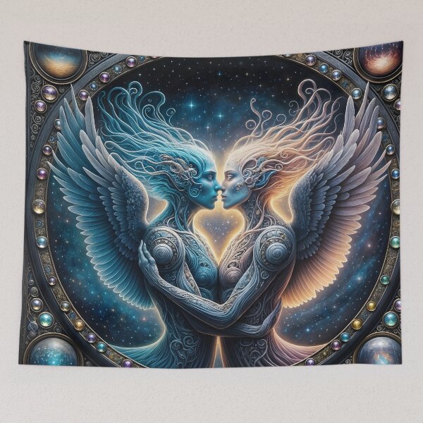 Item preview, Ethereal Lovers: The Sacred Heart Manifestation designed and sold by KunstGeist.