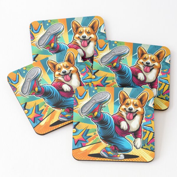 Item preview, Breakdance Corgi – Street Style Pup Design designed and sold by Dogandesighn.