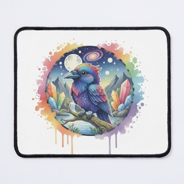 Item preview, Cute raven Moon - Cute Spirit Moon Art designed and sold by Magic House.