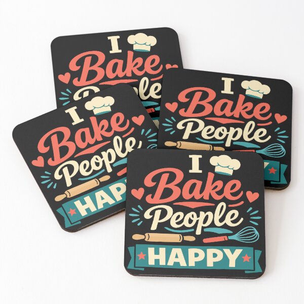 Item preview, I Bake People Happy – Funny Baking Pun & Pastry Art designed and sold by FamaPod.