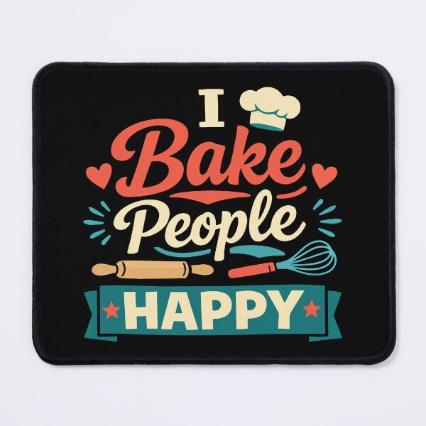 Item preview, I Bake People Happy – Funny Baking Pun & Pastry Art designed and sold by FamaPod.