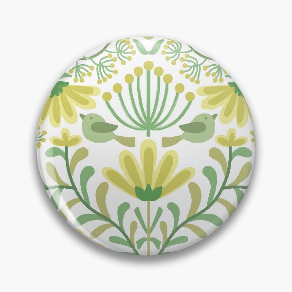 Item preview, Bird's Home- Muted Yellow- Medium Khaki designed and sold by Fabricatemyart.