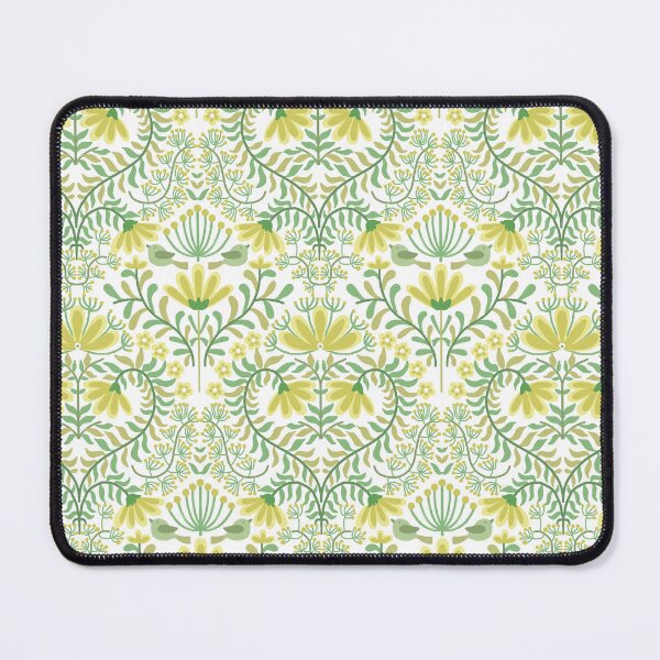 Item preview, Bird's Home- Muted Yellow- Medium Khaki designed and sold by Fabricatemyart.