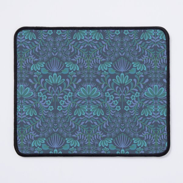 Item preview,  Bird's Home-Metallic Blue-Teal-Slate Blue designed and sold by Fabricatemyart.