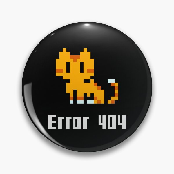 Item preview, Error 404 Píxel de gato designed and sold by yalcoholic.