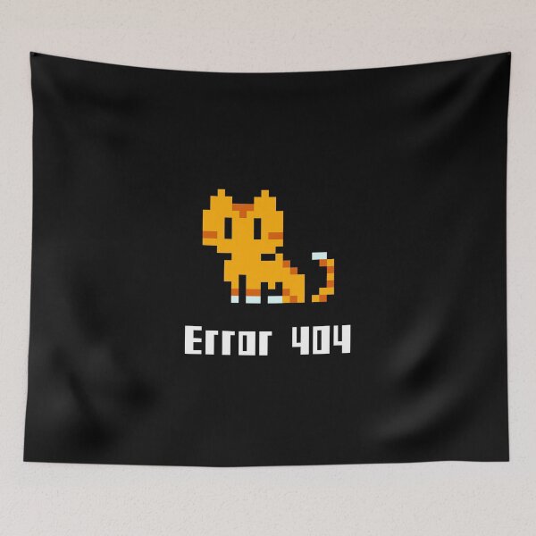 Item preview, Error 404 Cat Pixel designed and sold by yalcoholic.