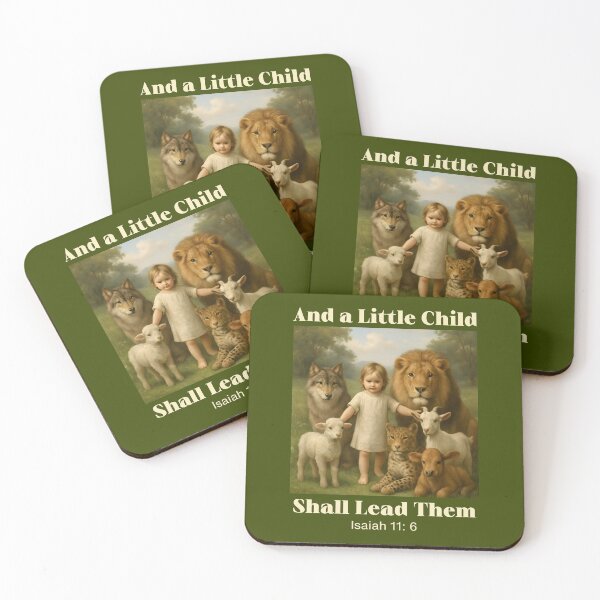Item preview, And a Little Child Shall Lead Them Christian designed and sold by Sachie's Studio.
