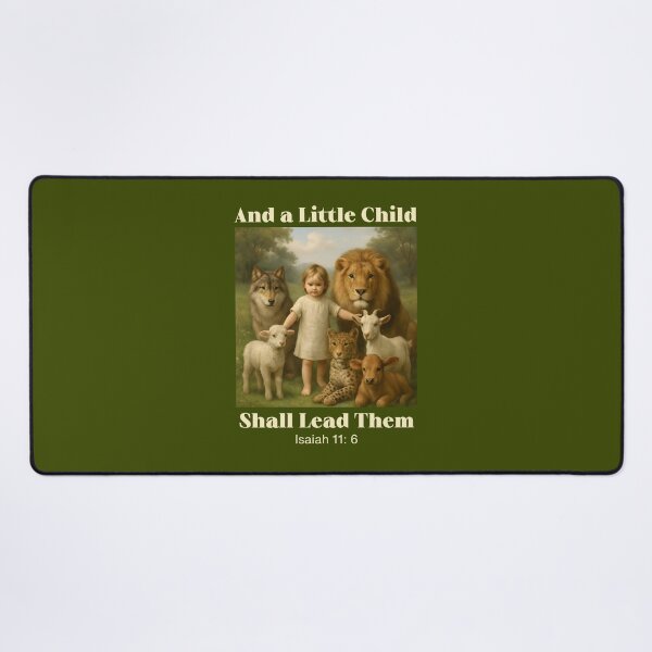 Item preview, And a Little Child Shall Lead Them Christian designed and sold by Sachie's Studio.