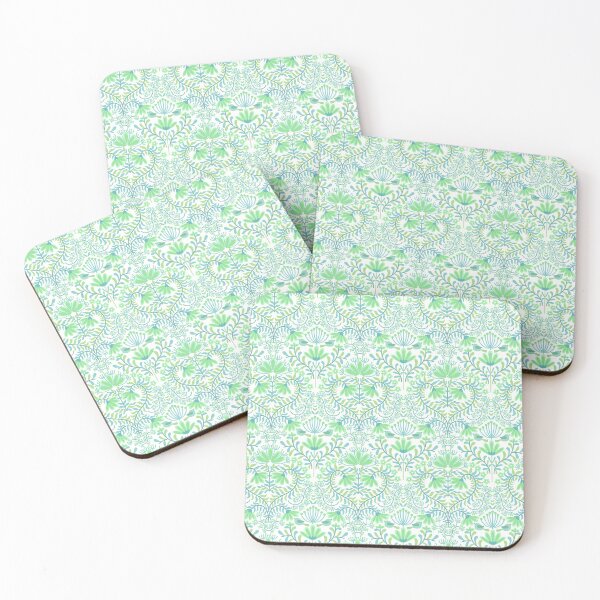 Item preview, Bird's Home- Light Cyan- Blue Green designed and sold by Fabricatemyart.