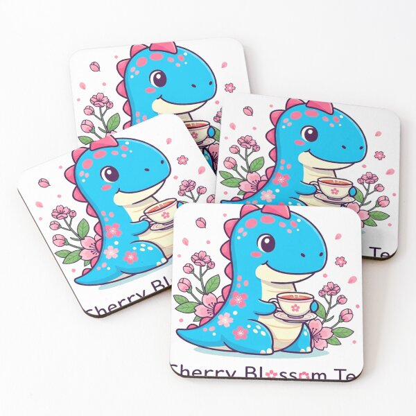 Item preview, Cherry Blossom Dino Tea: A Tasty Adventure designed and sold by Pollock.