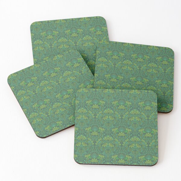 Item preview, Bird's Home-Fern Green-Deep Moss Green designed and sold by Fabricatemyart.