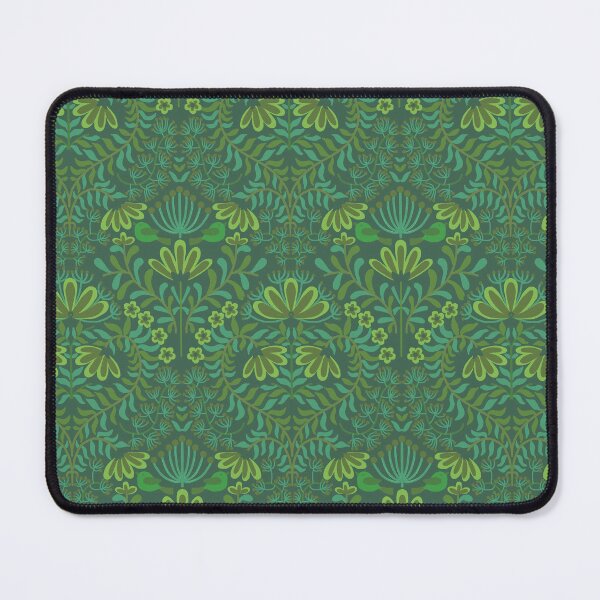 Item preview, Bird's Home-Fern Green-Deep Moss Green designed and sold by Fabricatemyart.