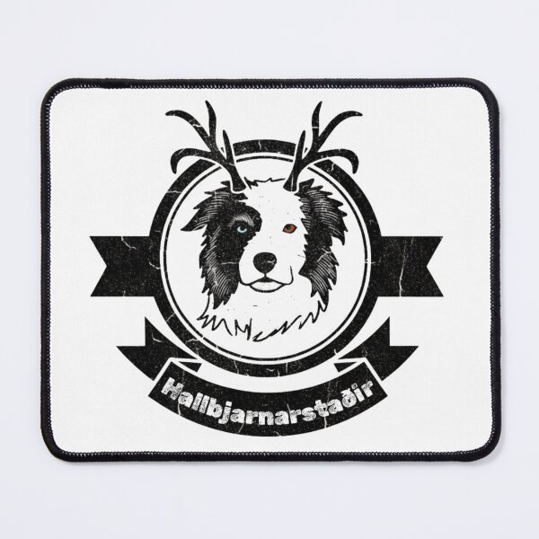 Item preview, Hallbjarnastaðir - race team logo - Black and White version designed and sold by Askur00.