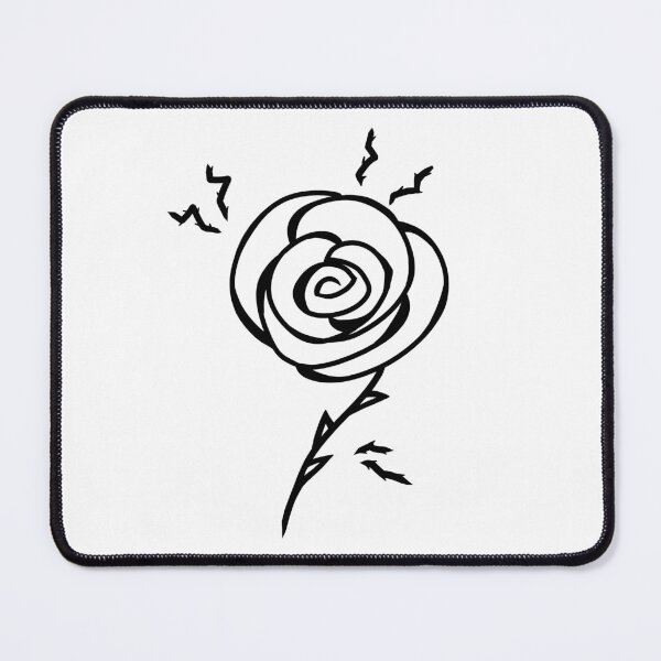Item preview, thorny rose logo designed and sold by Pyracanthaaa.