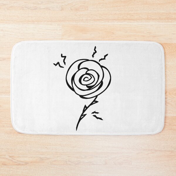 Item preview, thorny rose logo designed and sold by Pyracanthaaa.