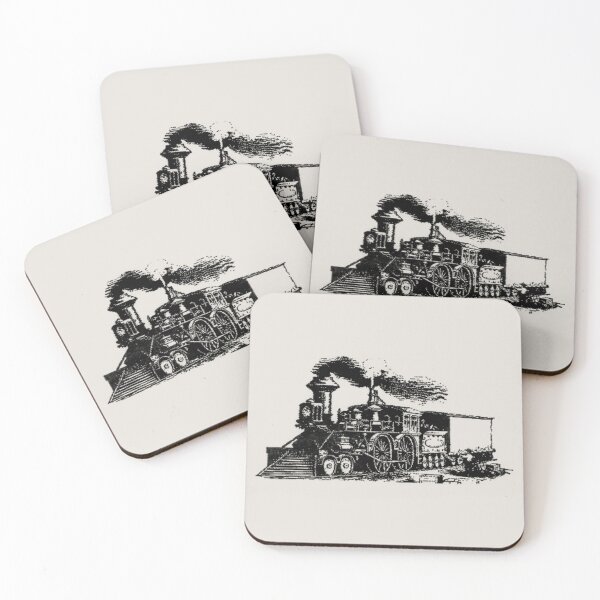 Item preview, Vintage 4-4-0 American Steam Locomotive Pixel Art designed and sold by Maljonic.