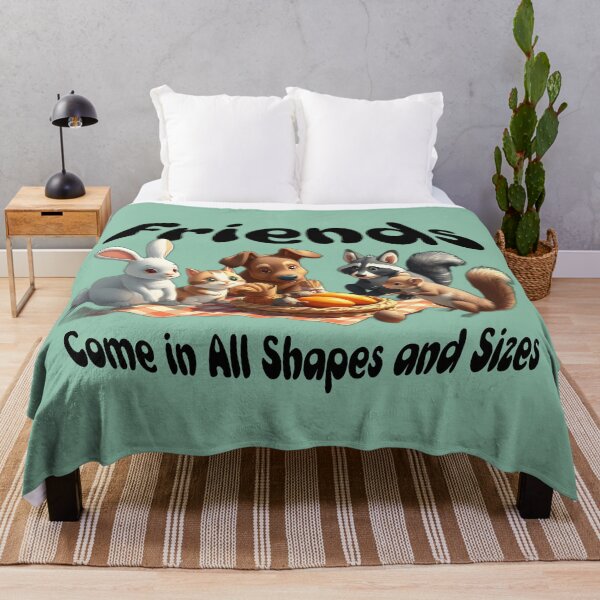 Item preview, Friends Come in All Shapes and Sizes Animal Friendships designed and sold by Sachie's Studio.