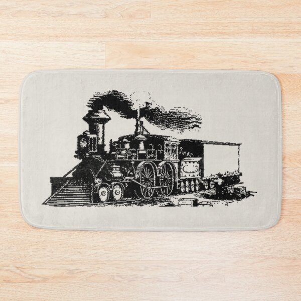 Item preview, Vintage 4-4-0 American Steam Locomotive Pixel Art designed and sold by Maljonic.