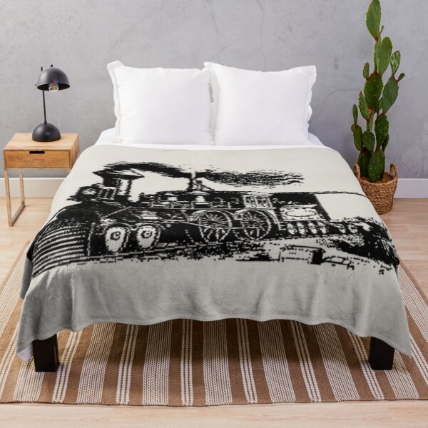 Item preview, Vintage 4-4-0 American Steam Locomotive Pixel Art designed and sold by Maljonic.