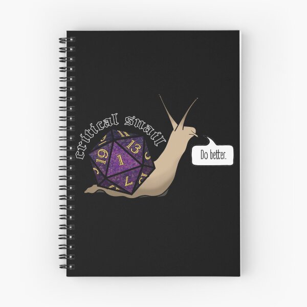 Item preview, DnD Critical Snail  designed and sold by eldritchinc.